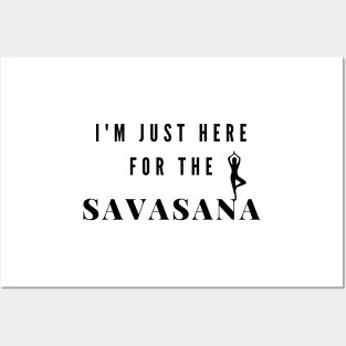 Yoga Savasana Posters and Art